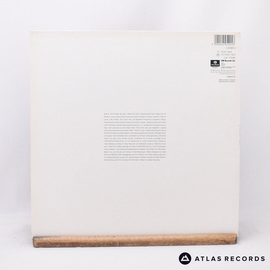 Pet Shop Boys - Please - LP Vinyl Record - EX/EX