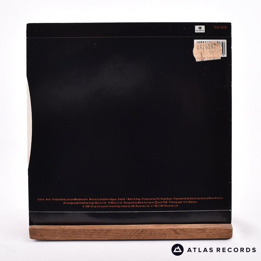 Pet Shop Boys - Rent - 7" Vinyl Record - EX/EX