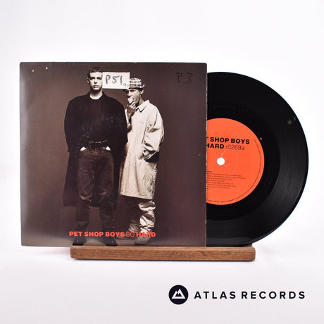 Pet Shop Boys So Hard 7" Vinyl Record - Front Cover & Record
