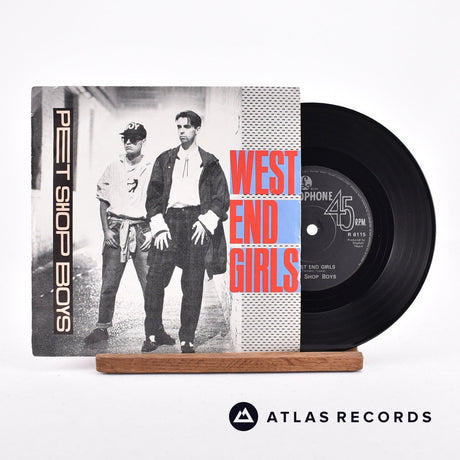 Pet Shop Boys West End Girls 7" Vinyl Record - Front Cover & Record
