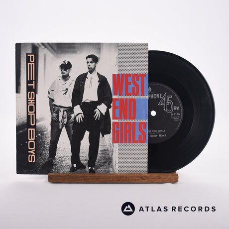 Pet Shop Boys West End Girls 7" Vinyl Record - Front Cover & Record