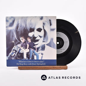 Pet Shop Boys What Have I Done To Deserve This? 7" Vinyl Record - Front Cover & Record