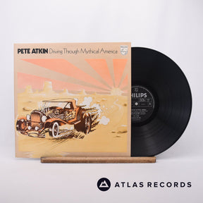 Pete Atkin Driving Through Mythical America LP Vinyl Record - Front Cover & Record