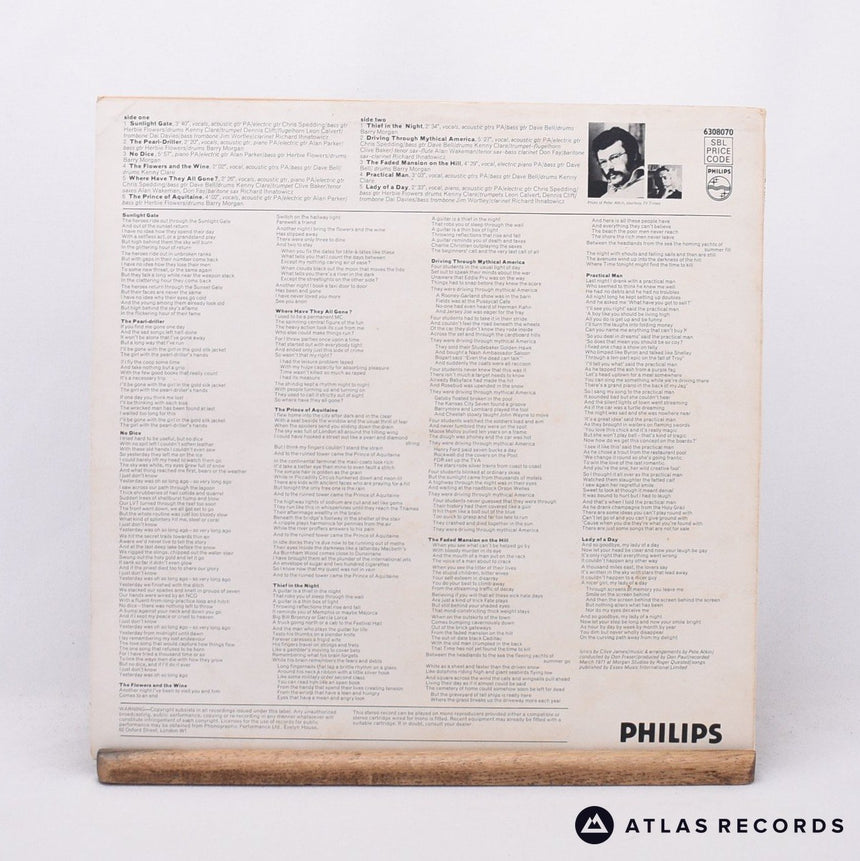 Pete Atkin - Driving Through Mythical America - A1 2Y//1 LP Vinyl Record - EX/EX