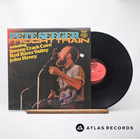 Pete Seeger Freight Train LP Vinyl Record - Front Cover & Record