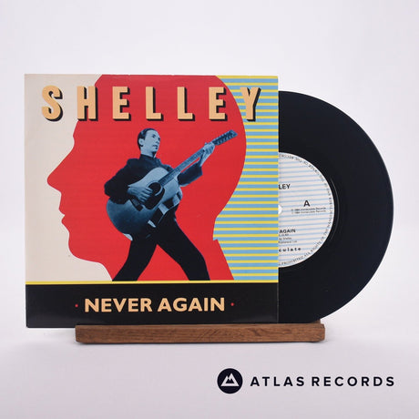 Pete Shelley Never Again 7" Vinyl Record - Front Cover & Record