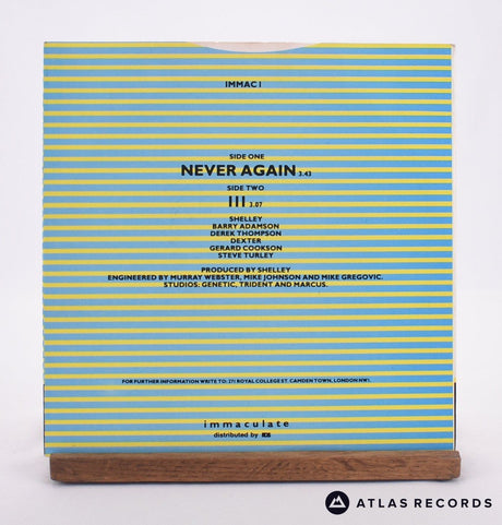 Pete Shelley - Never Again - 7" Vinyl Record - EX/VG+