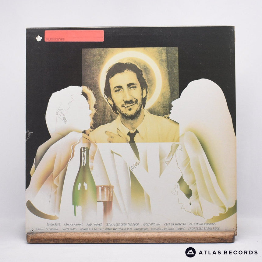 Pete Townshend - Empty Glass - LP Vinyl Record - EX/EX