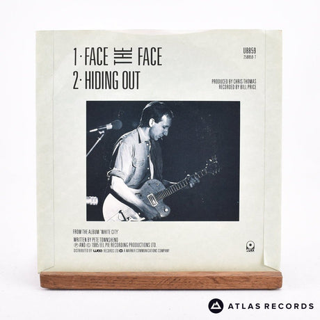 Pete Townshend - Face The Face - 7" Vinyl Record - EX/EX