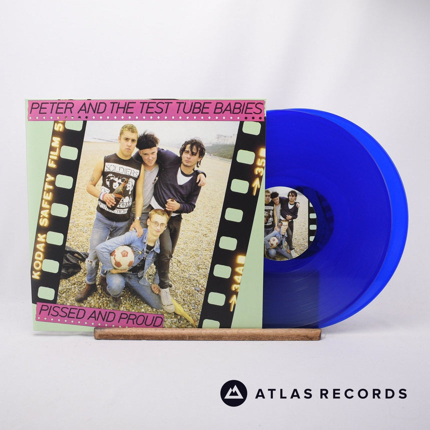 Peter And The Test Tube Babies Pissed And Proud 2 x LP Vinyl Record - Front Cover & Record