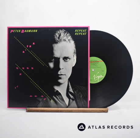 Peter Baumann Repeat Repeat LP Vinyl Record - Front Cover & Record