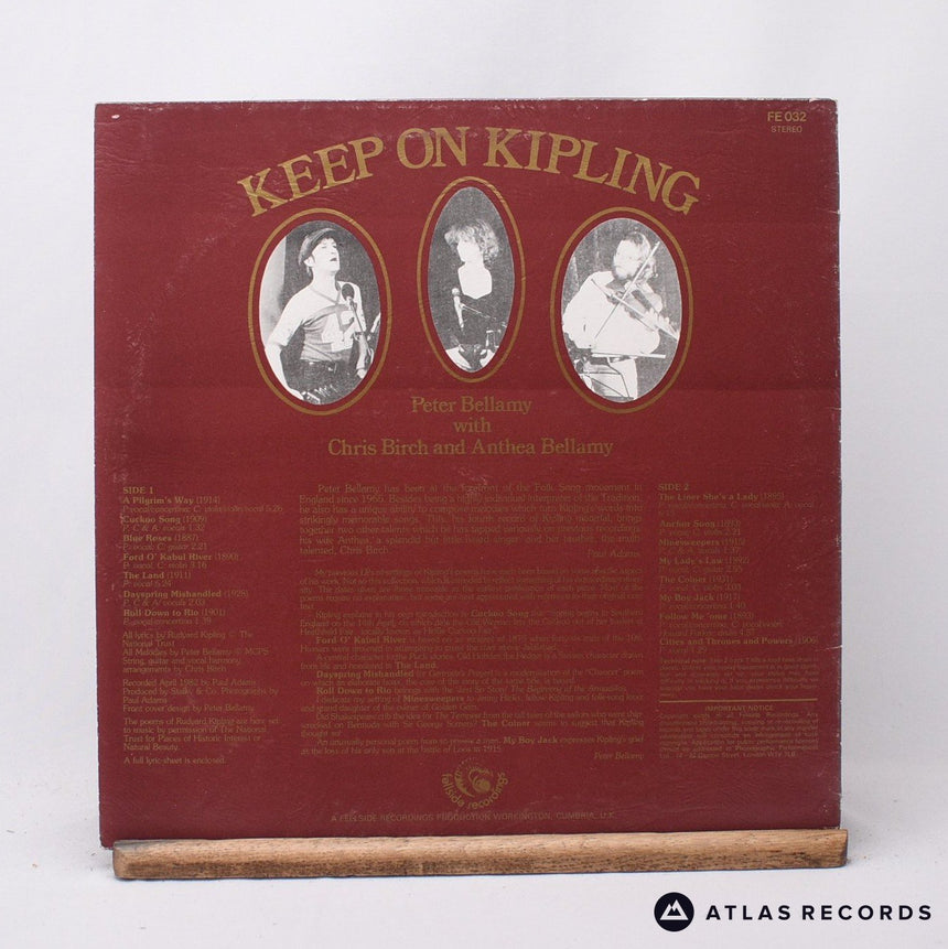 Peter Bellamy - Keep On Kipling - LP Vinyl Record - VG+/VG+