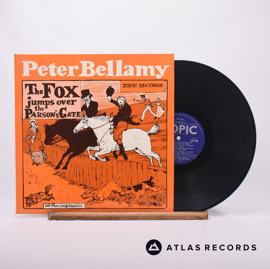 Peter Bellamy The Fox Jumps Over The Parson's Gate LP Vinyl Record - Front Cover & Record