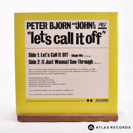 Peter Bjorn And John - Let's Call It Off - 7" Vinyl Record - NM/NM