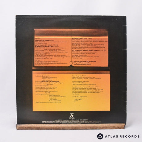 Peter Brown - Do Ya Wanna Get Funky With Me? - LP Vinyl Record - VG+/VG+