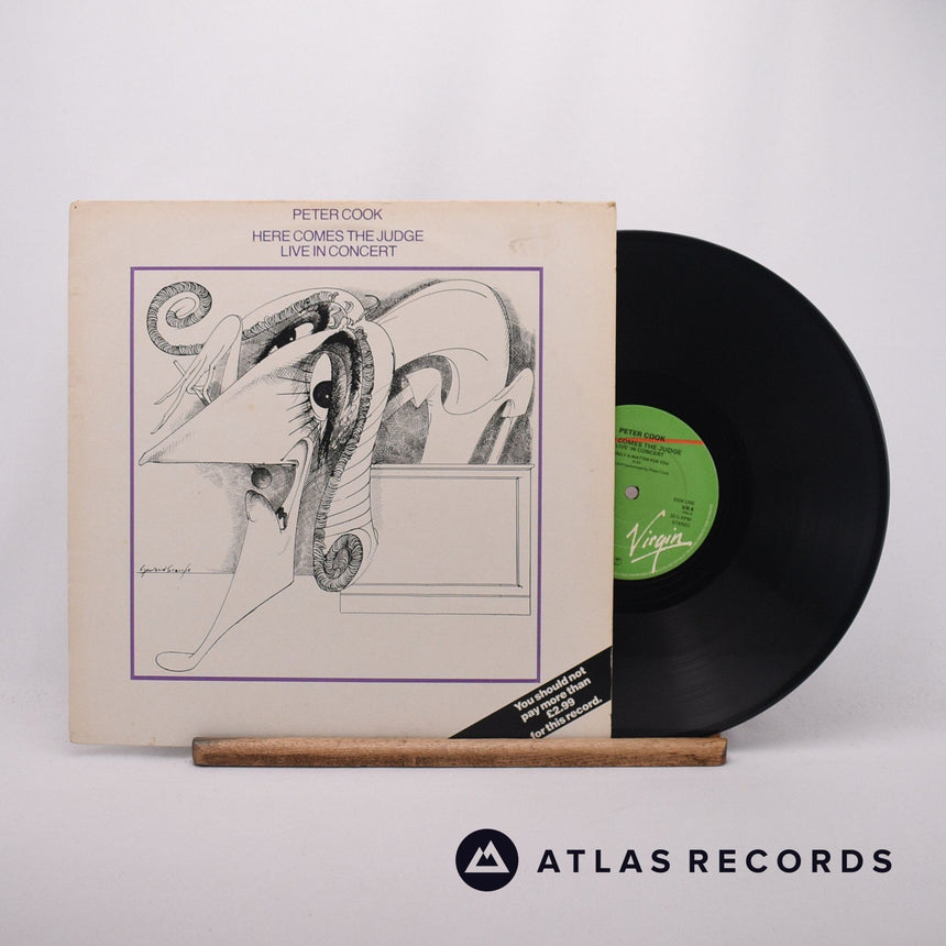 Peter Cook Here Comes The Judge LP Vinyl Record - Front Cover & Record