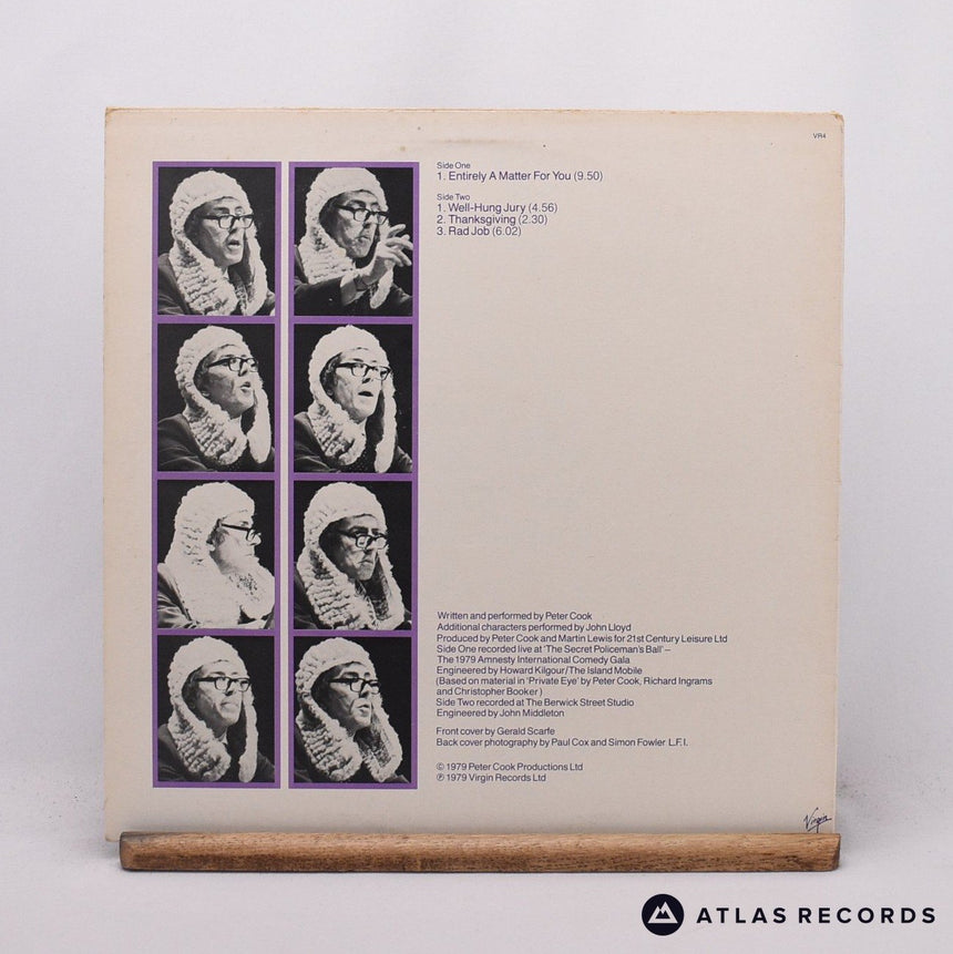 Peter Cook - Here Comes The Judge - LP Vinyl Record - VG+/EX