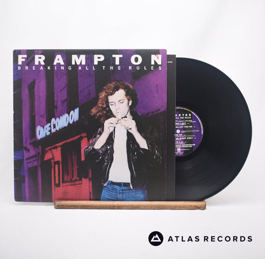 Peter Frampton Breaking All The Rules LP Vinyl Record - Front Cover & Record