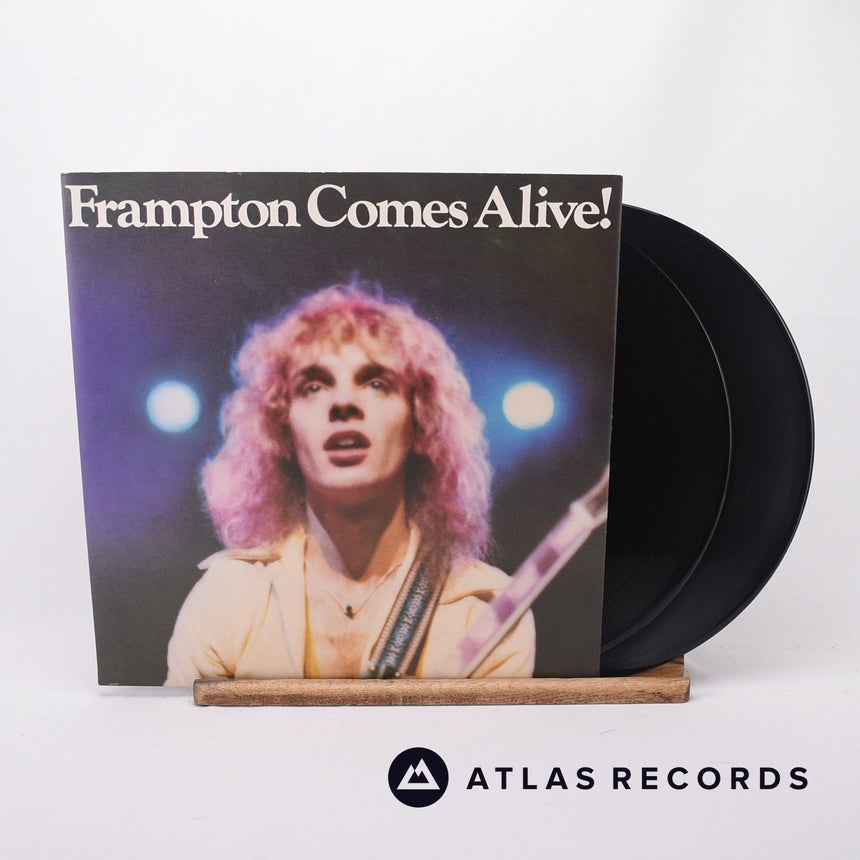 Peter Frampton Frampton Comes Alive! 2 x LP Vinyl Record - Front Cover & Record