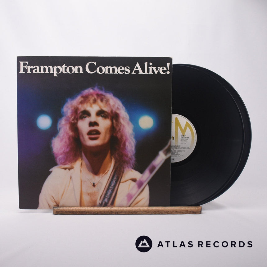 Peter Frampton Frampton Comes Alive! Double LP Vinyl Record - Front Cover & Record