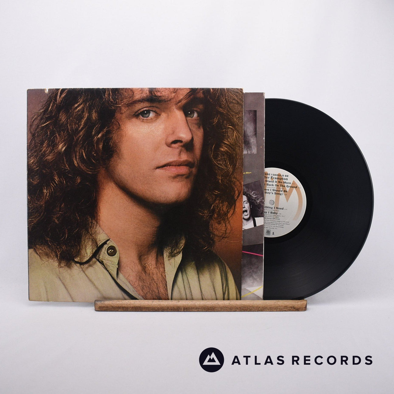 Peter Frampton Where I Should Be LP Vinyl Record - Front Cover & Record