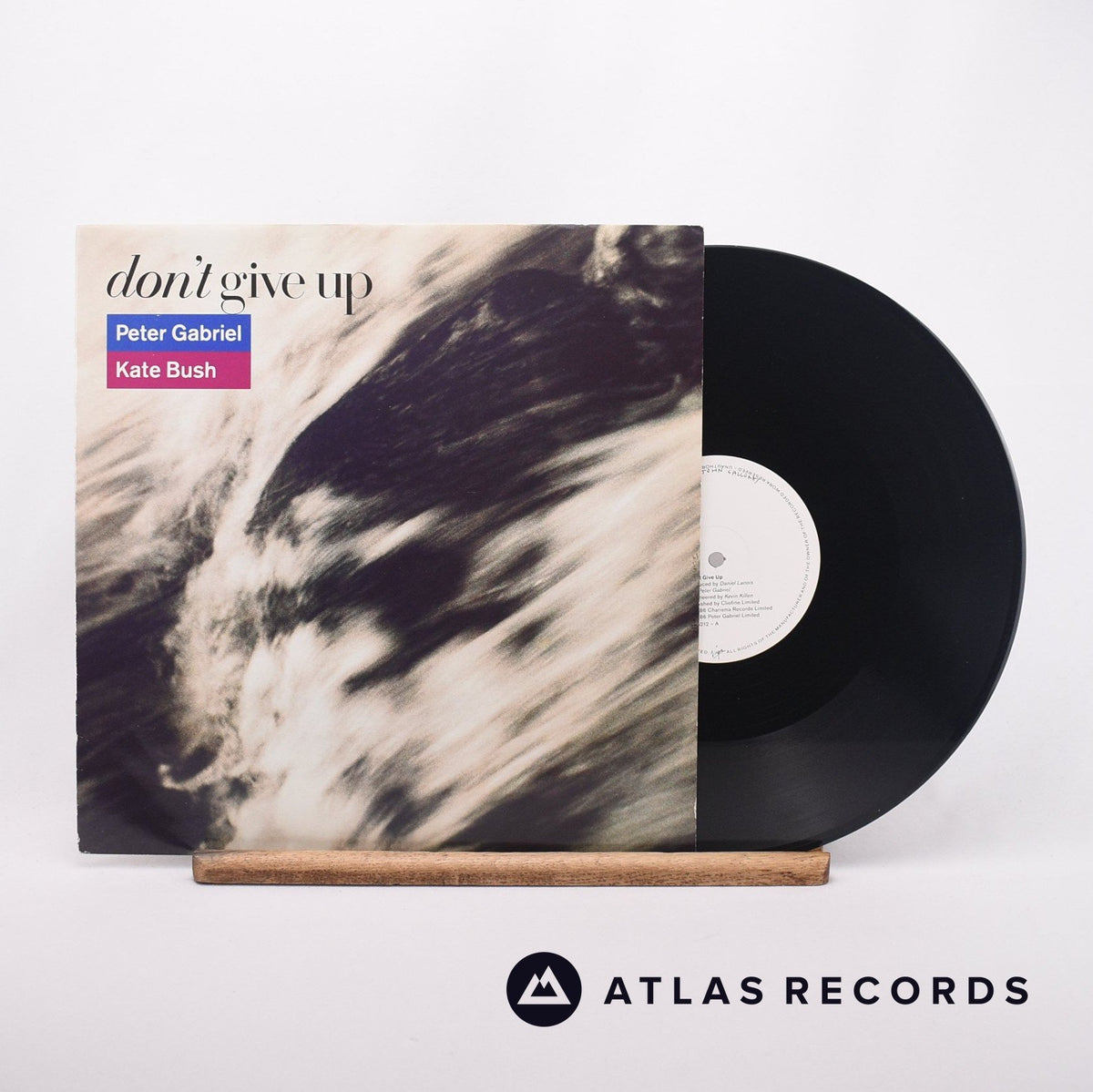 Peter Gabriel Don't Give Up 12" Vinyl Record - Front Cover & Record