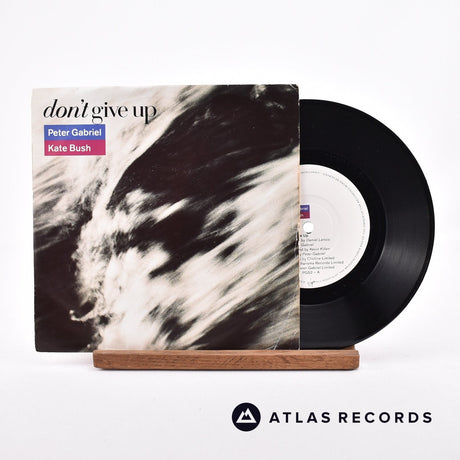 Peter Gabriel Don't Give Up 7" Vinyl Record - Front Cover & Record