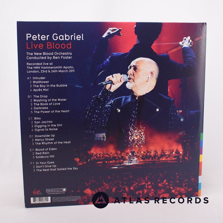 Peter Gabriel - Live Blood - 180G Coloured Vinyl-Blood Red 3 x LP Vinyl Record