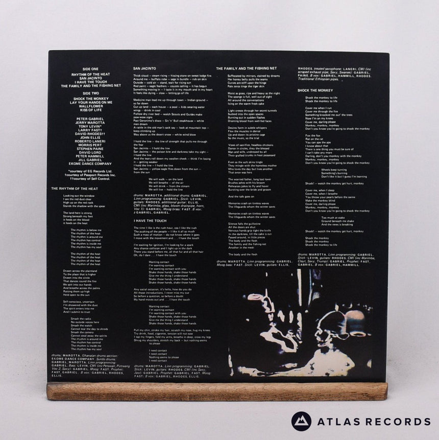 Peter Gabriel - Peter Gabriel 4 [Security] - A//2 B//2 LP Vinyl Record - EX/EX
