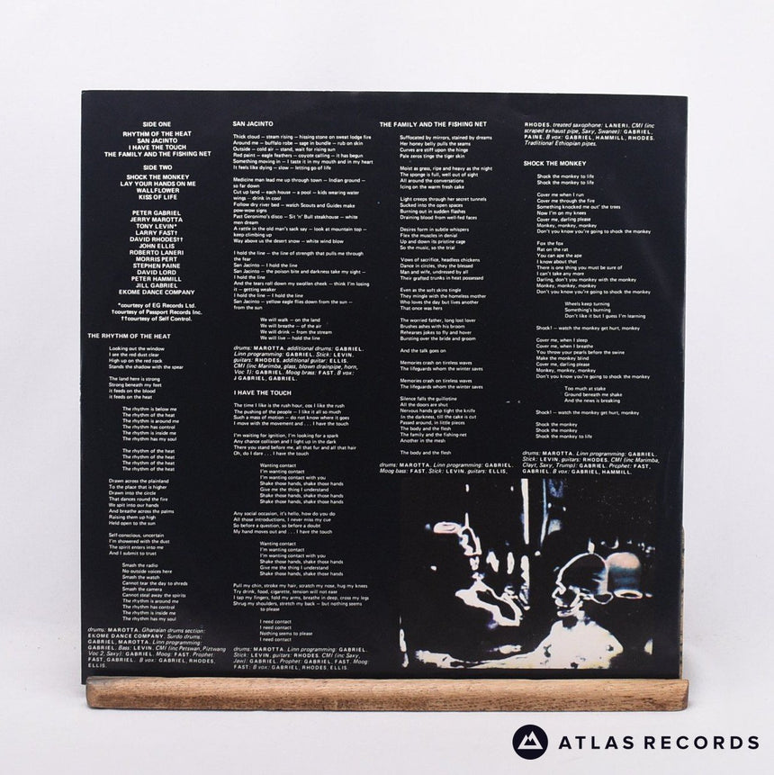 Peter Gabriel - Peter Gabriel 4 [Security] - A//1 B//1 LP Vinyl Record - EX/EX