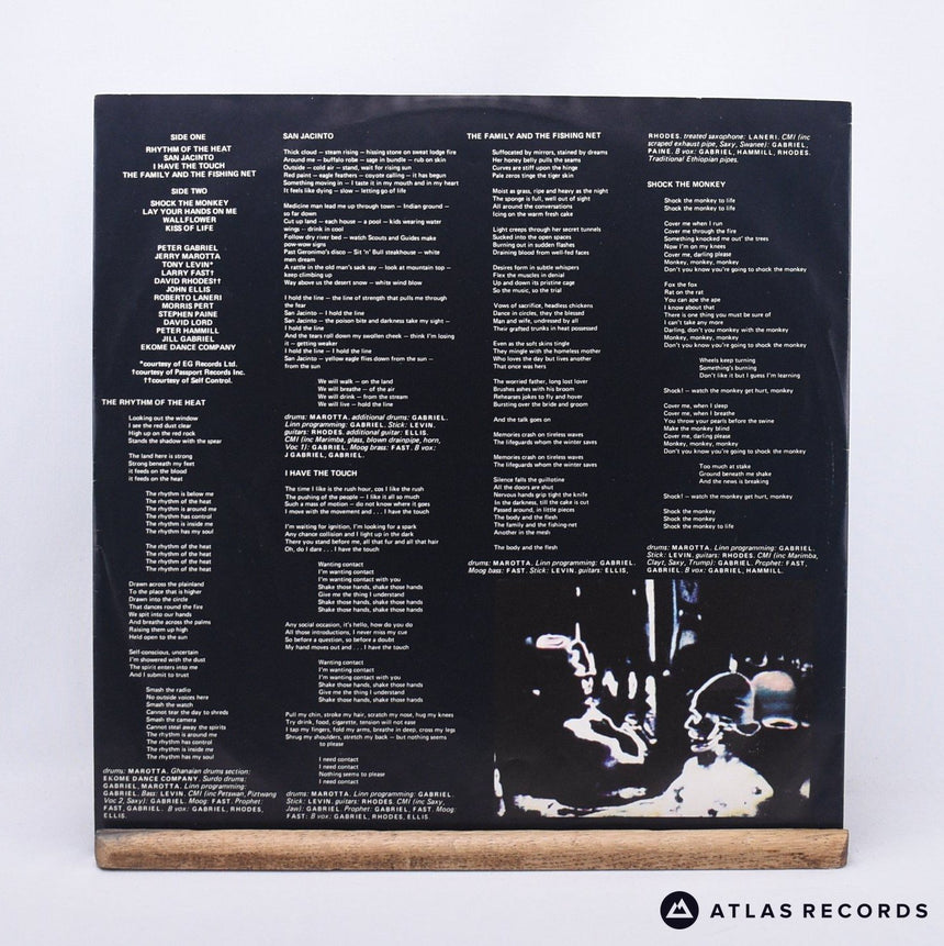 Peter Gabriel - Peter Gabriel 4 [Security] - A//1 B//2 LP Vinyl Record - EX/EX