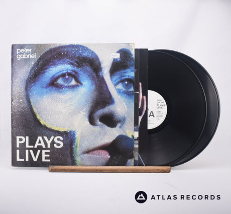 Peter Gabriel Plays Live Double LP Vinyl Record - Front Cover & Record