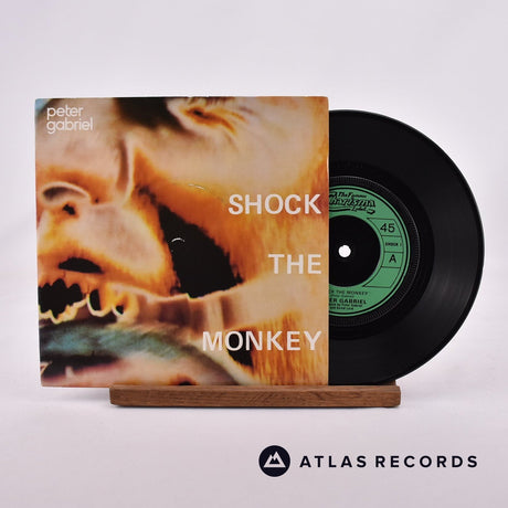 Peter Gabriel Shock The Monkey 7" Vinyl Record - Front Cover & Record