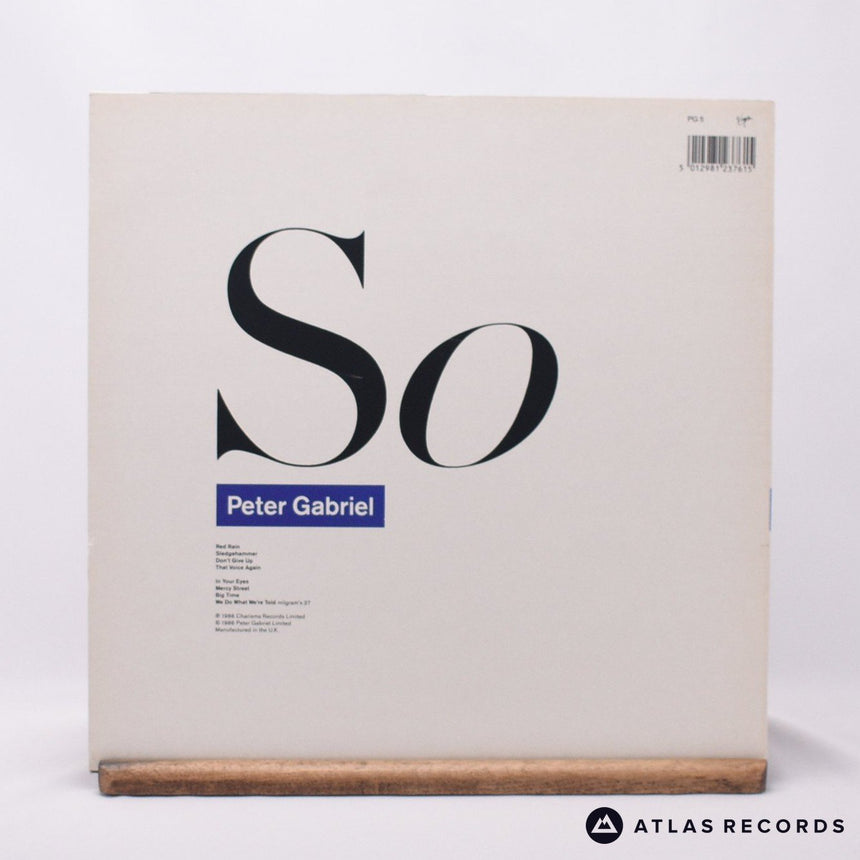 Peter Gabriel - So - Townhouse A-3 B-3 LP Vinyl Record - EX/VG+