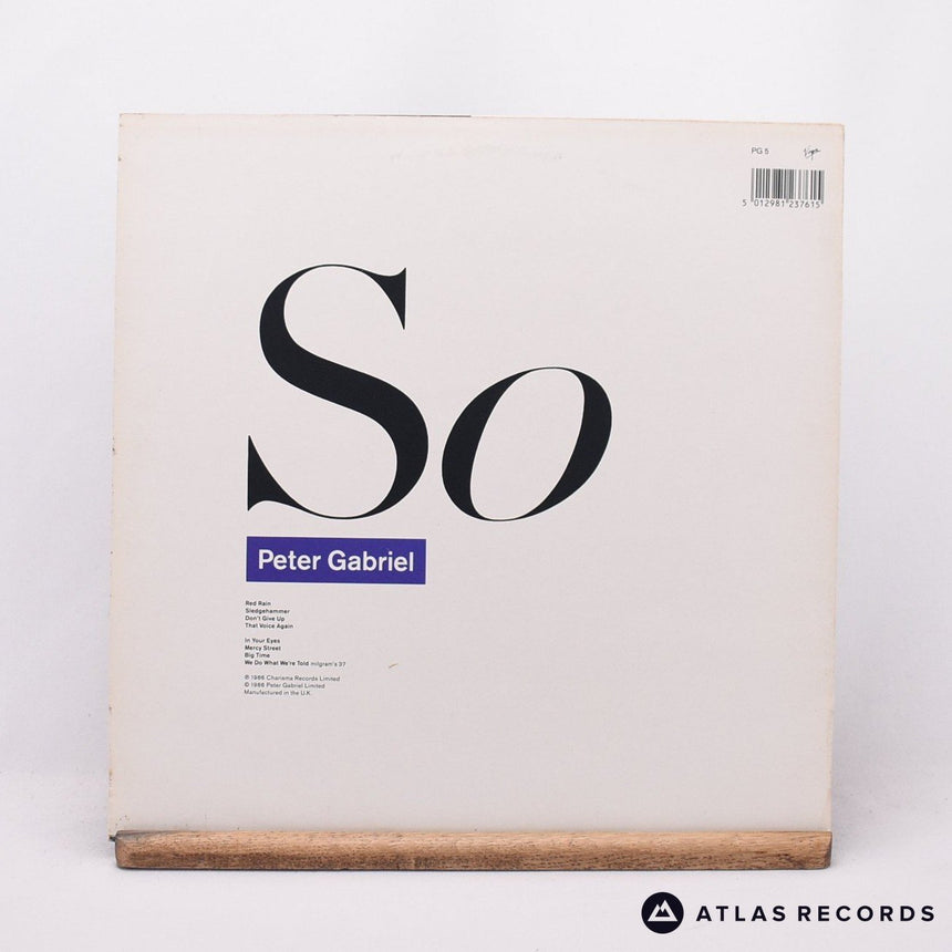 Peter Gabriel - So - Townhouse LP Vinyl Record - VG+/VG+
