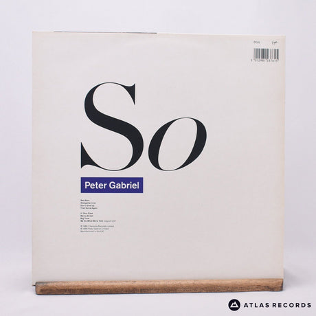 Peter Gabriel - So - Townhouse LP Vinyl Record - EX/VG+