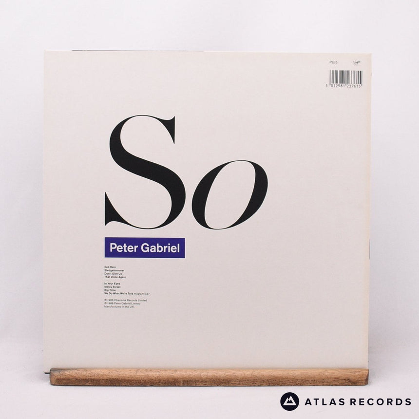 Peter Gabriel - So - Townhouse LP Vinyl Record - EX/VG+