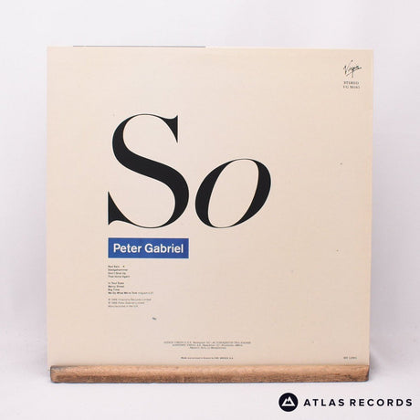 Peter Gabriel - So - Greece LP Vinyl Record - EX/EX