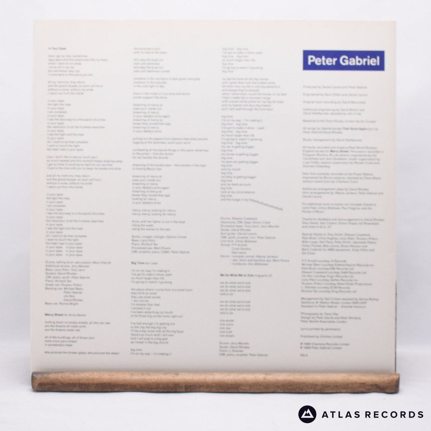 Peter Gabriel - So - A-4 B-3 LP Vinyl Record - EX/EX