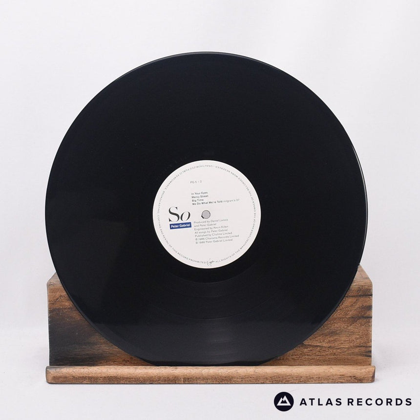 Peter Gabriel - So - Copperman Townhouse LP Vinyl Record - VG+/VG+