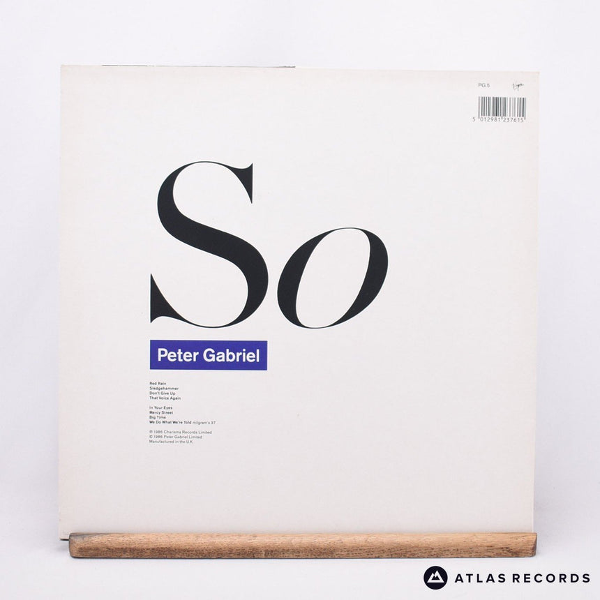 Peter Gabriel - So - Townhouse A-3 B-3 LP Vinyl Record - EX/VG+