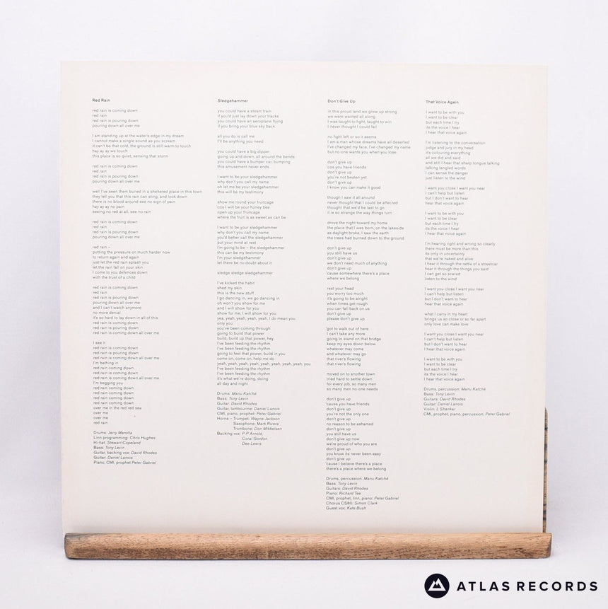 Peter Gabriel - So - Townhouse A-3 B-3 LP Vinyl Record - EX/VG+