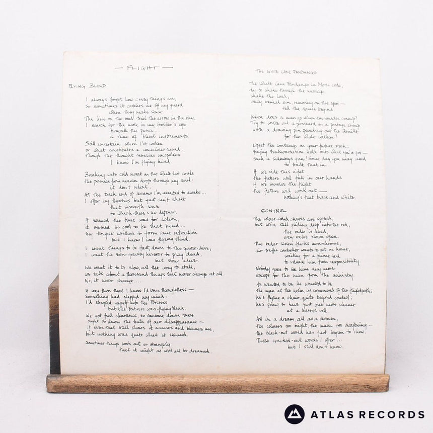 Peter Hammill - A Black Box - Lyric Sheet LP Vinyl Record - VG+/VG+
