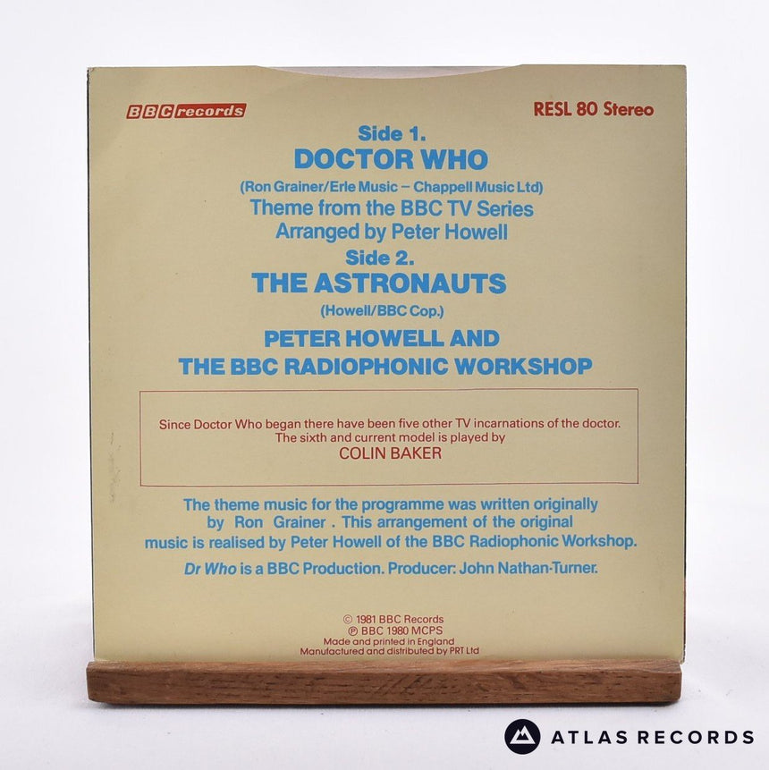 Peter Howell - Doctor Who - Reissue 7" Vinyl Record - EX/VG+