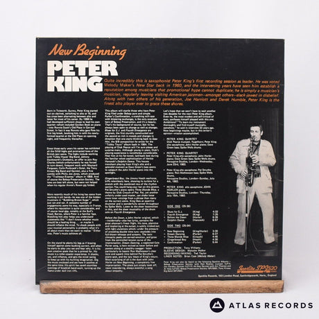 Peter King - New Beginning - Signed LP Vinyl Record - VG+/VG+