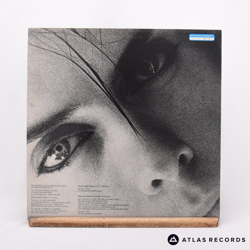 Peter Murphy - Final Solution - Damont A-1 B-1 12" Vinyl Record - EX/EX