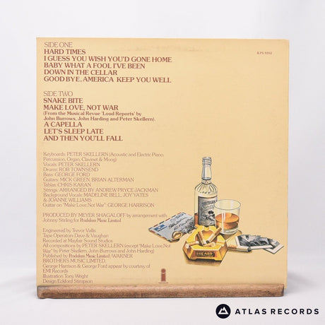 Peter Skellern - Hard Times - LP Vinyl Record - VG+/EX