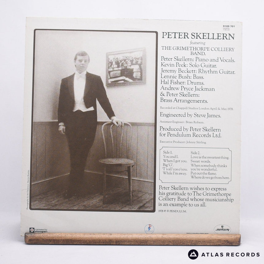 Peter Skellern - Skellern - LP Vinyl Record - VG+/EX