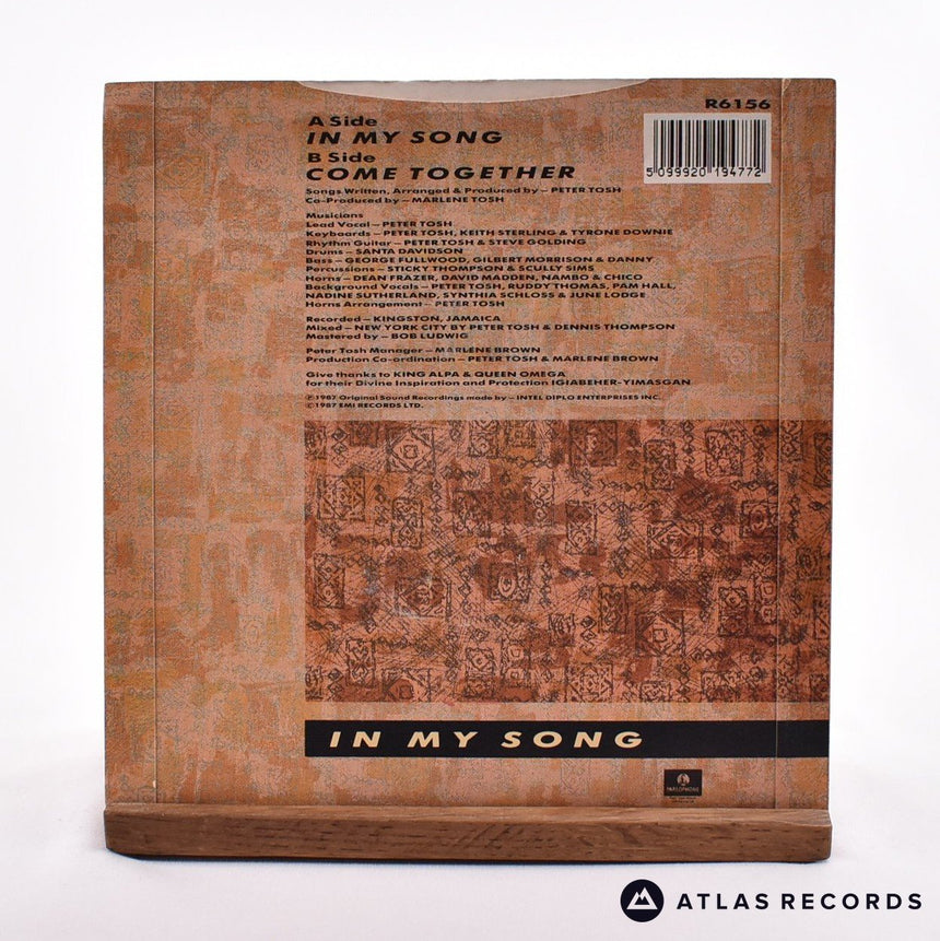 Peter Tosh - In My Song - 7" Vinyl Record - EX/EX