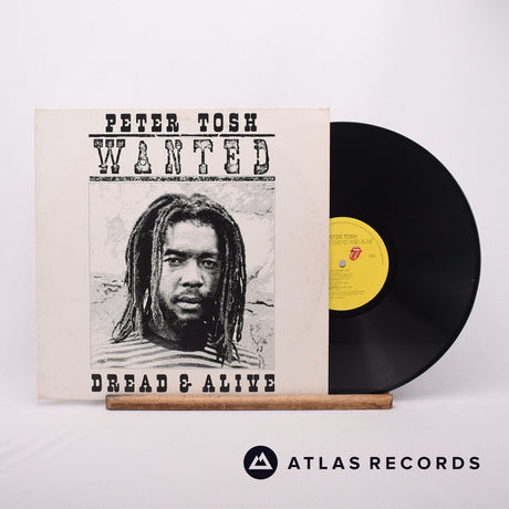 Peter Tosh Wanted Dread & Alive LP Vinyl Record - Front Cover & Record